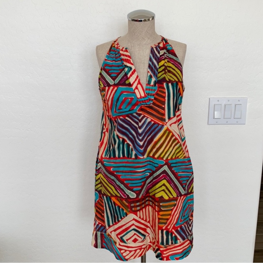 J. Crew Collection 4 geo brushstroke dress - Picture 3 of 6